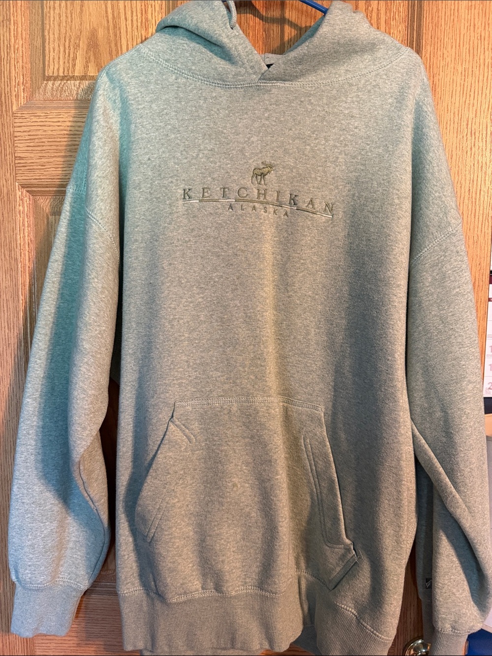 Mint Green Hooded Sweatshirt